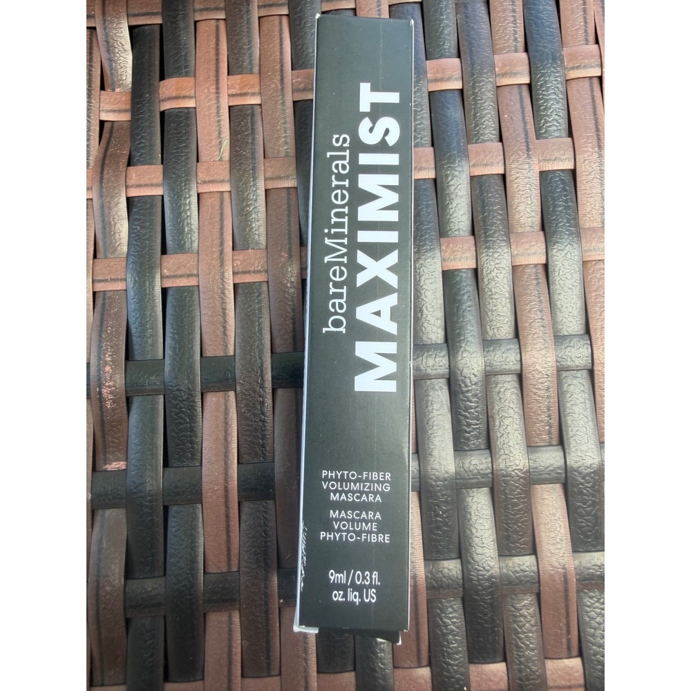 bareMinerals Maximist Phyto-Fiber Volumizing Mascara Maximum Black 0.3oz NEW